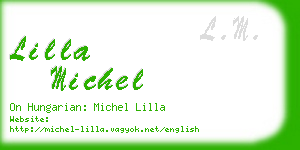 lilla michel business card